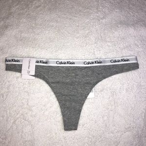NEW Calvin Klein Grey Thong